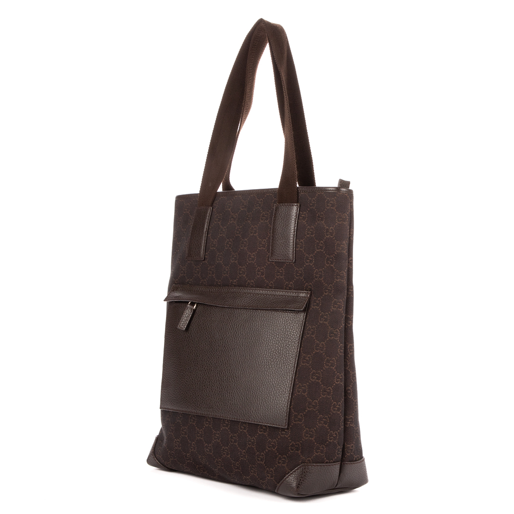 Gucci Vintage Front Pocket Tall Tote - Picture 2 of 8